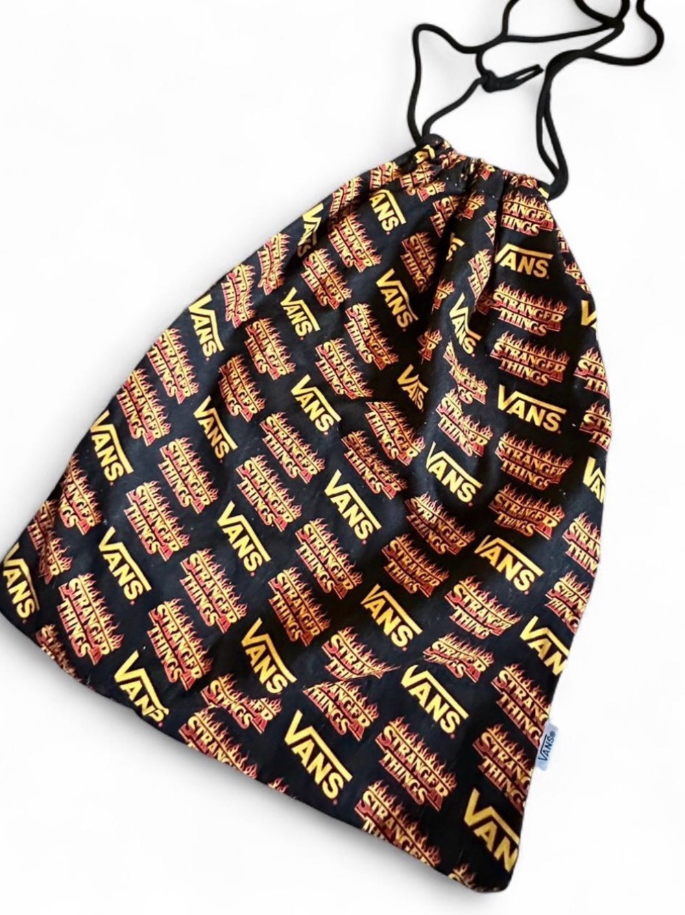 Vans x Stranger Things Black Drawstring Bag